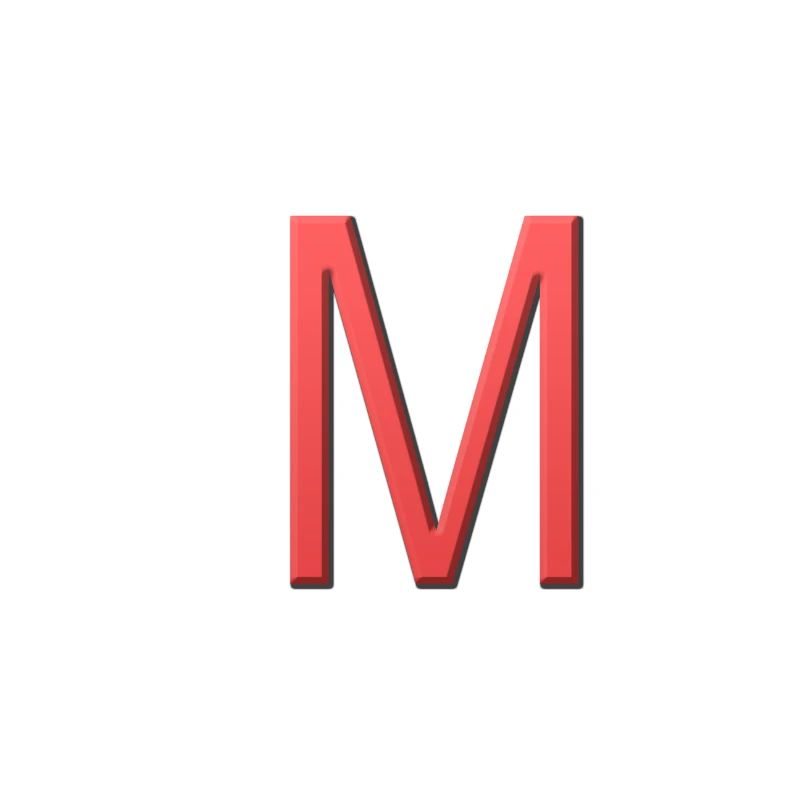 M - lettre