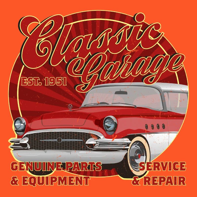 Classic Garage Rockabilly Oldtimer