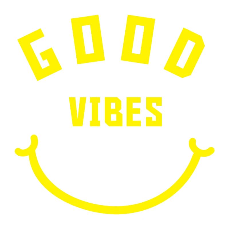 Good Vibes Great Idea Smile Neon Yellow