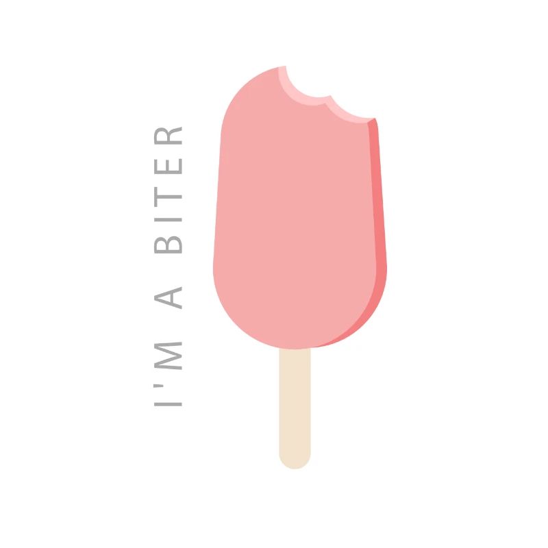 I'm a Biter Eis am Stiel rot