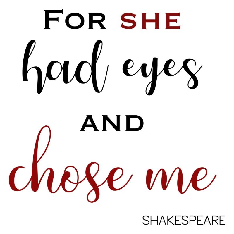 Phrase de Shakespeare