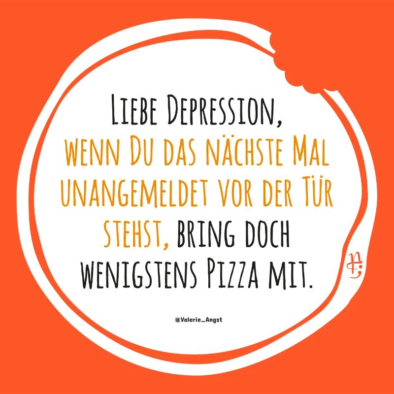 Depression Pizza noir-jaune