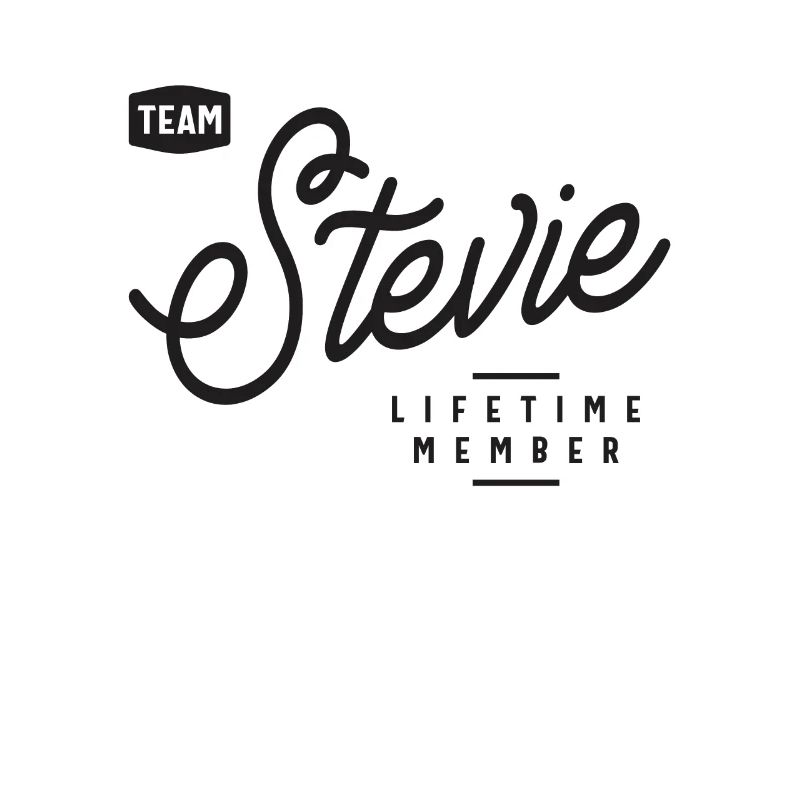 Team Stevie Lifetime Member Personalized Name