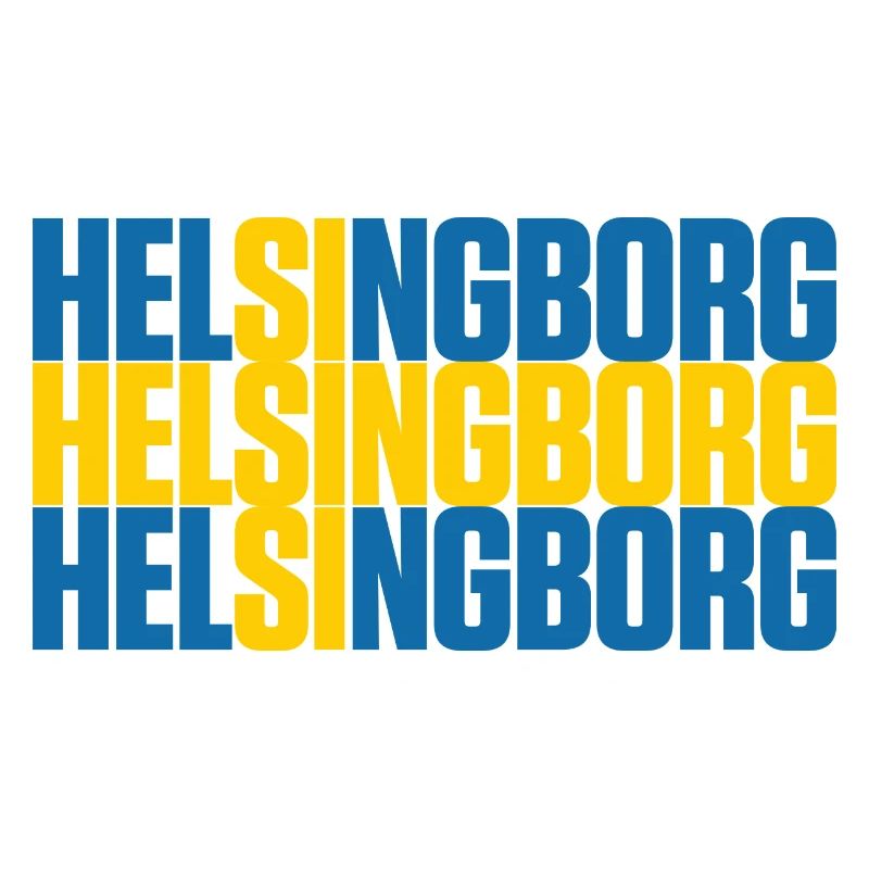 Helsingborg Suède Drapeau