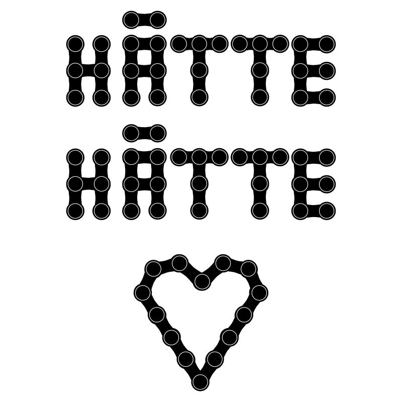 Hätte hätte Fahrrad Kette