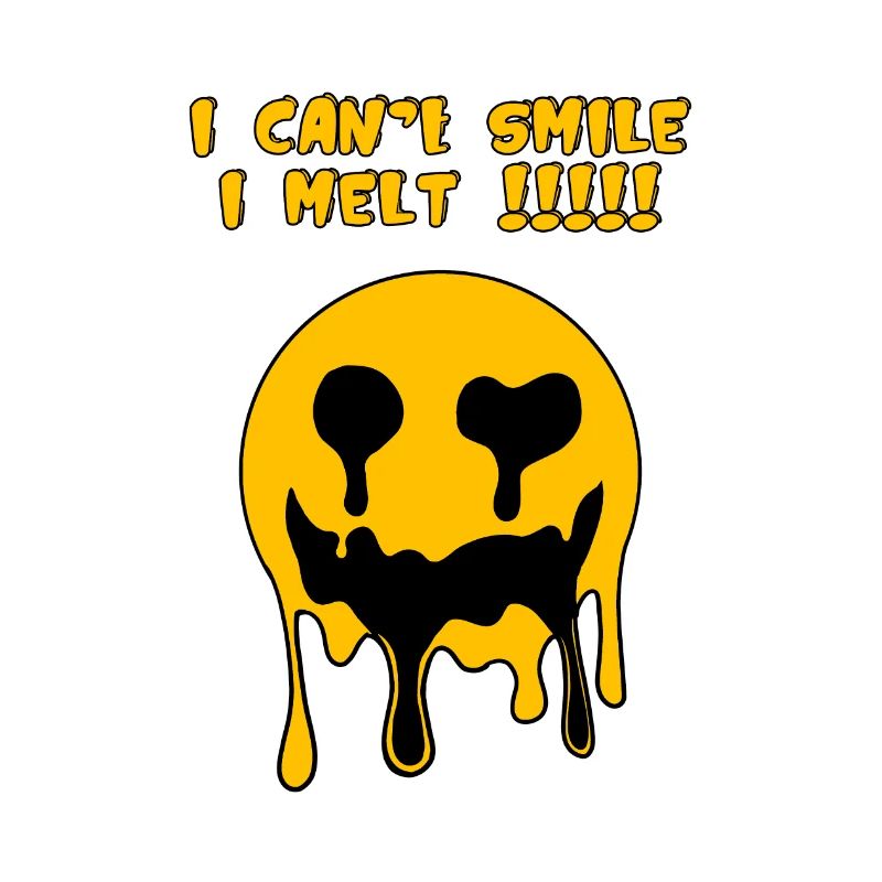 Smiling face that melts