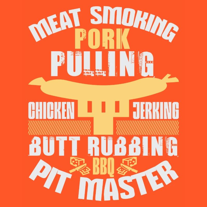 MEAT SMOKING PORK PULLING PIT MASTER