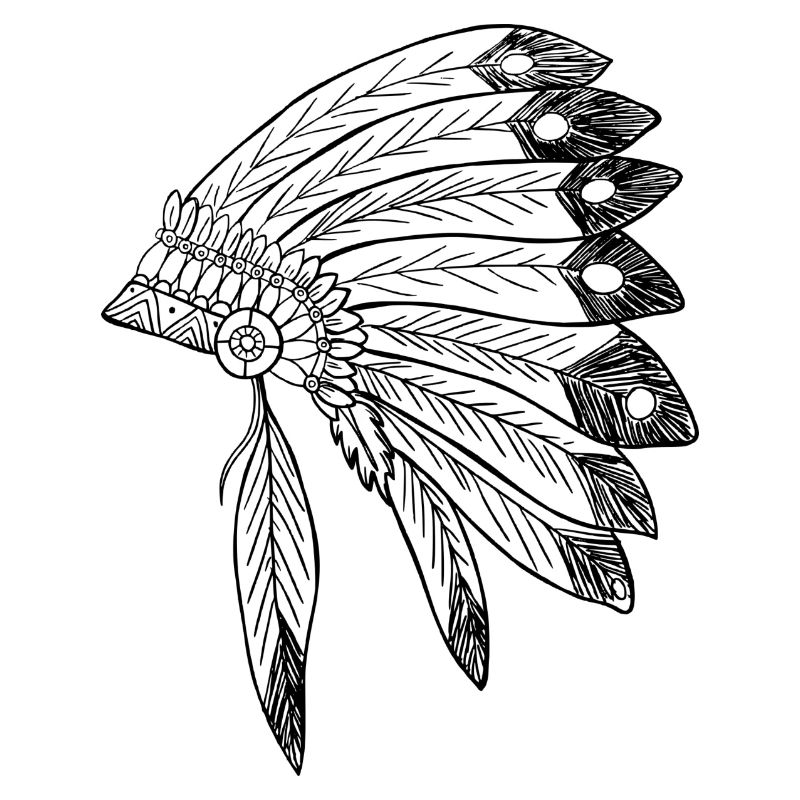 Indianer Schmuck Kopfbedeckung