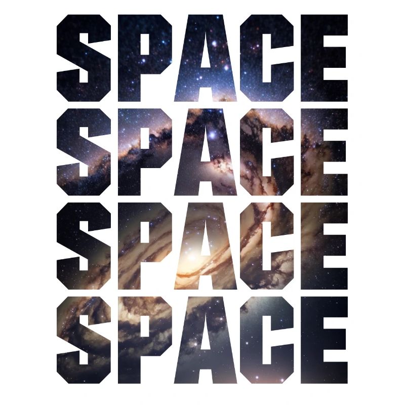 Conception spatiale avec la Voie lactée pour astronaute