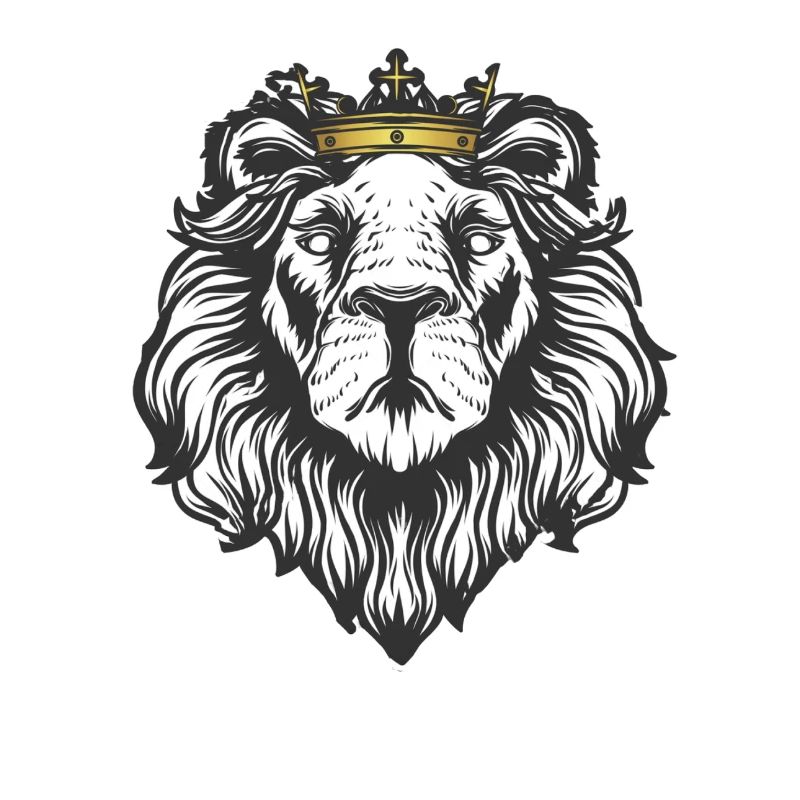 Lion avec couronne
