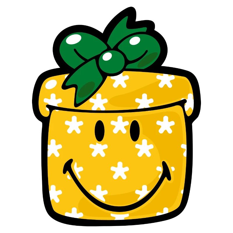 Smiley Christmas Present