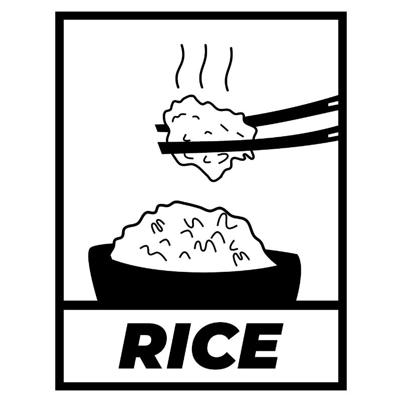 Riz simple noir
