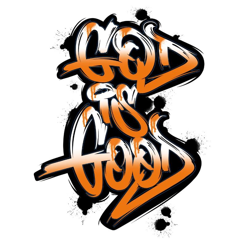 God is Good Graffiti Design