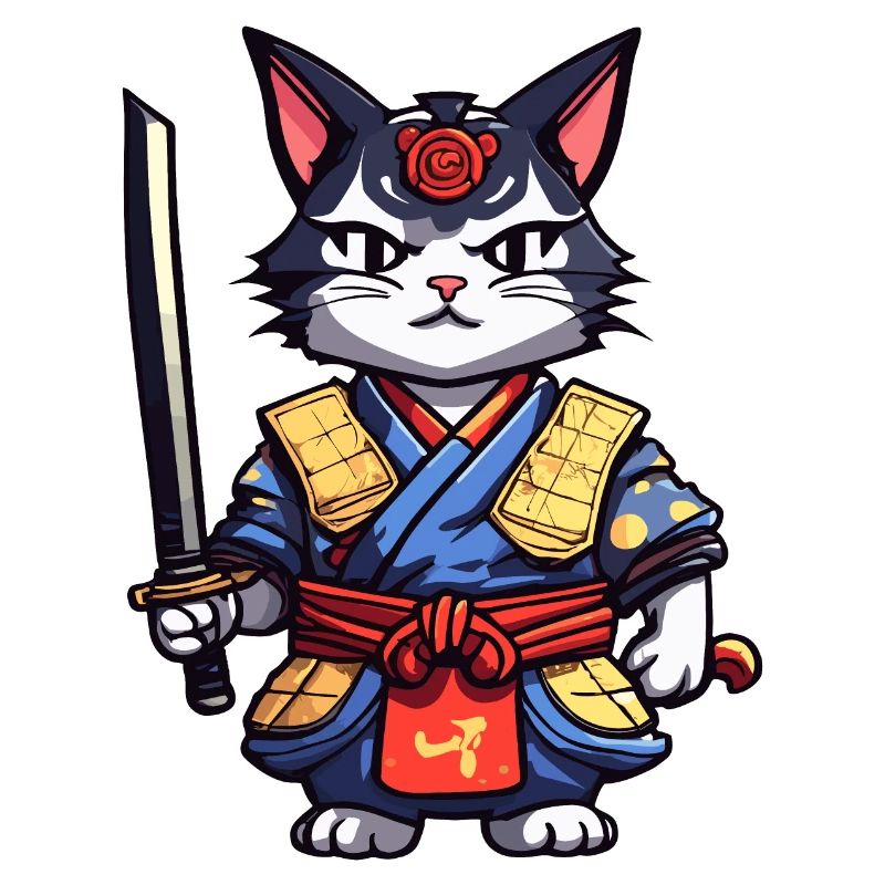 Chat samouraï #11