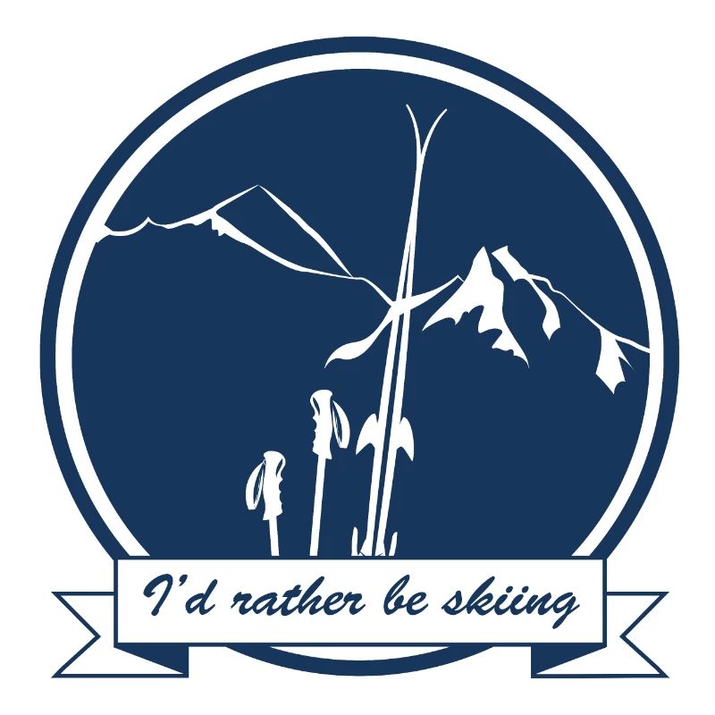 I d rather be skiing round mountain