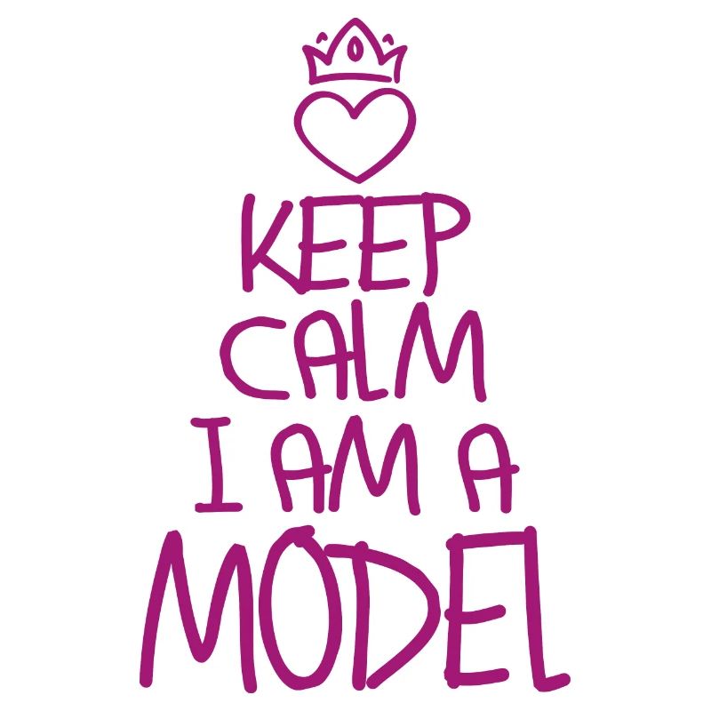 Keep Calm Model cool Model Geschenk