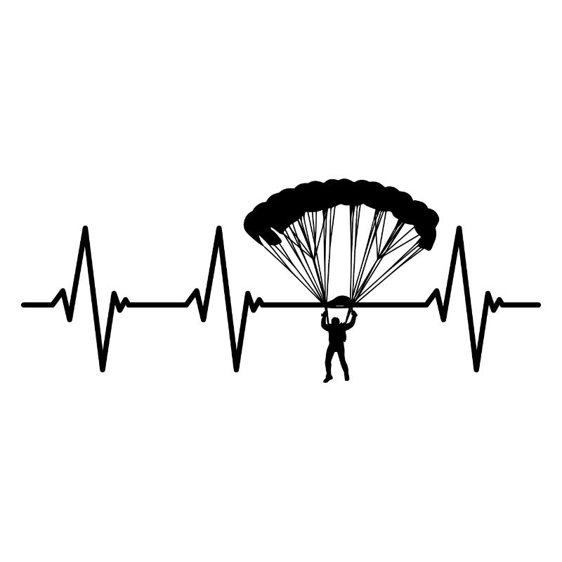 Heartbeat Parachute Springer Skydive Gift