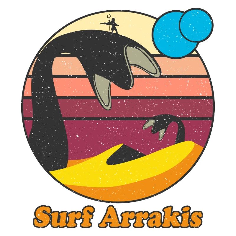 Surf Arrakis Rétro Graphique