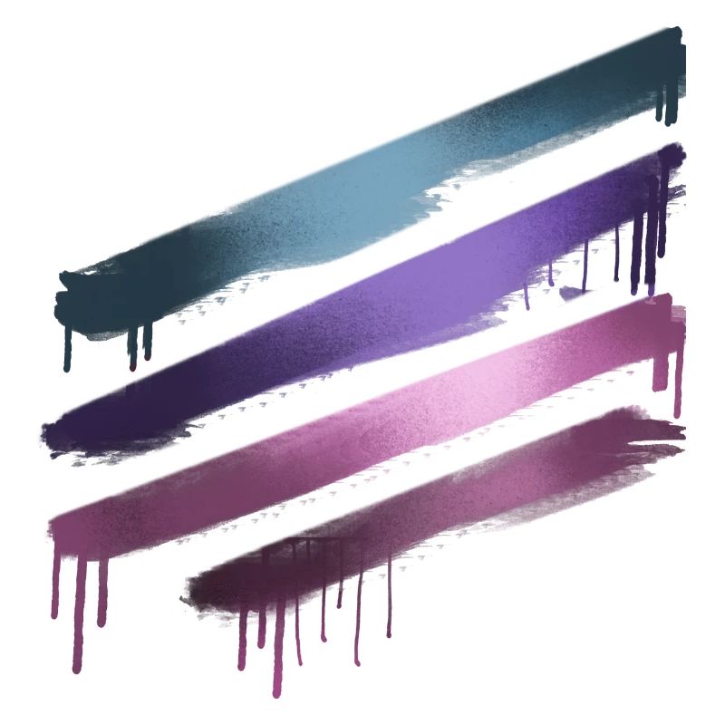 strip,painting,abstract,metallic,graffiti,pink