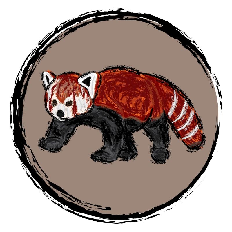 Roter Panda / Red Panda Design IV