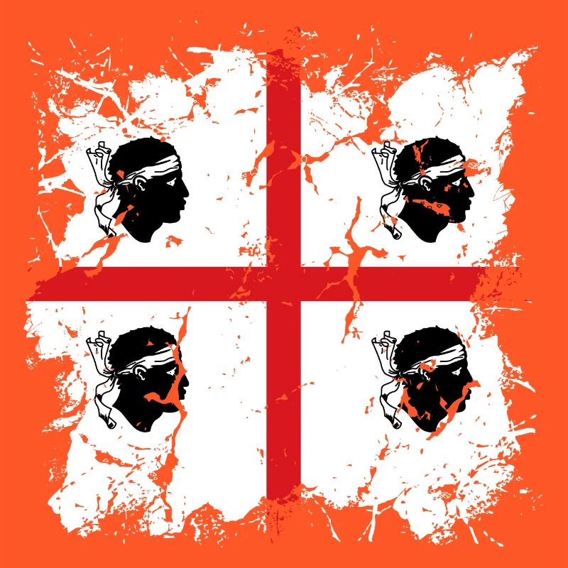 Sardaigne Drapeau Sardaigne Drapeau Sardegna Drapeau