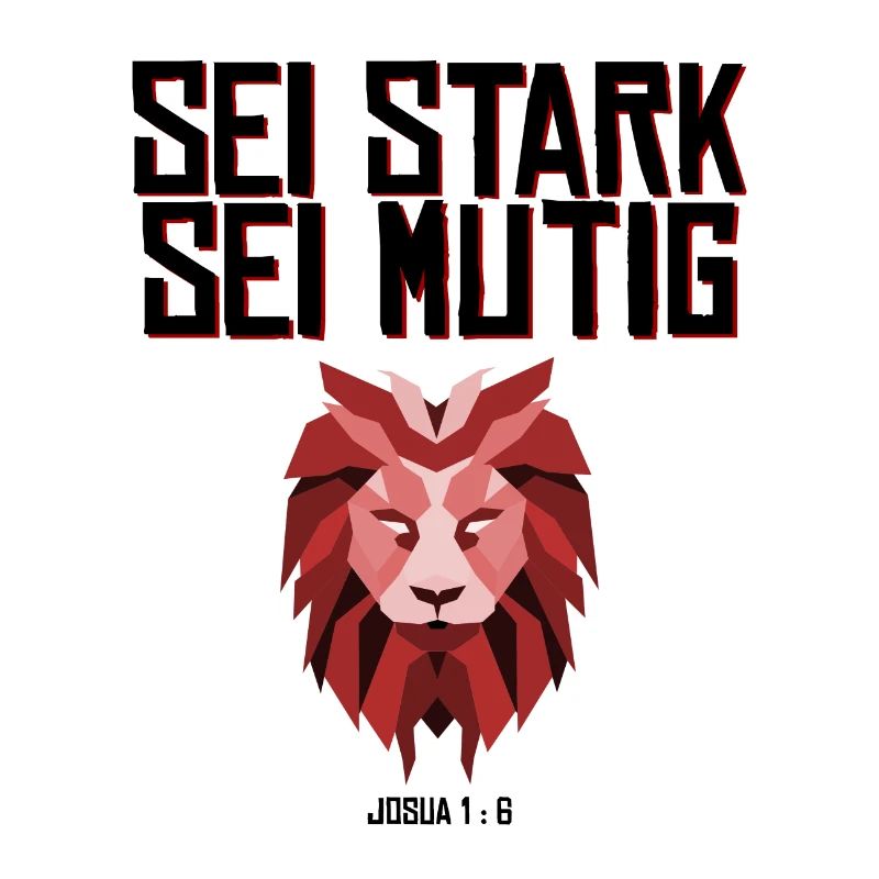 Sei Stark Sei Mutig Bibelvers Jesus Geschenkidee