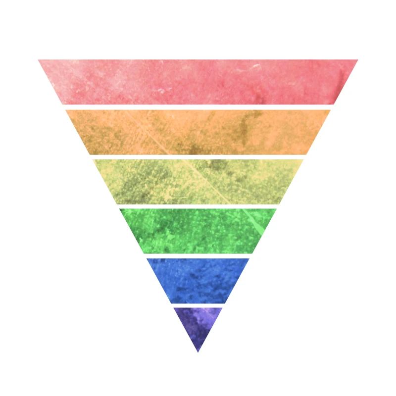 Triangle LGBT Triangle Gay Pride CSD Arc-en-ciel