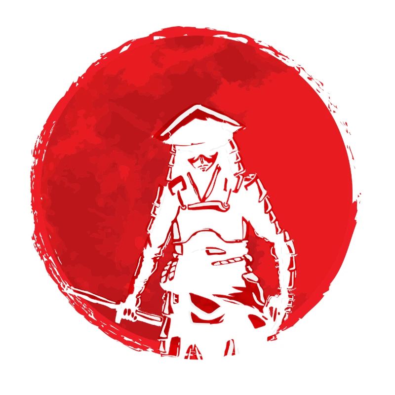 Samurai Blood Moon Armor épée guerrier combat