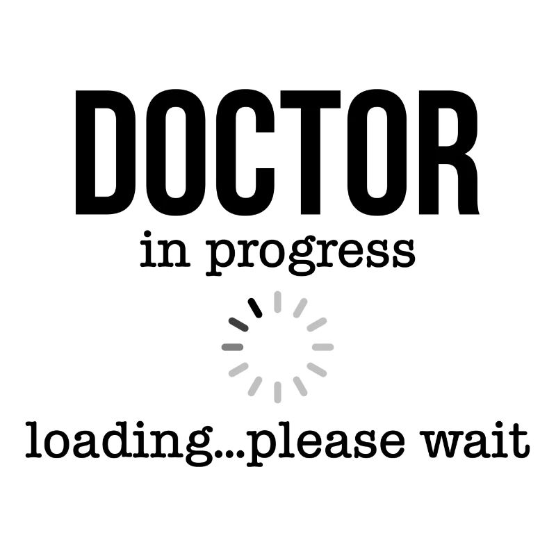 Doctor in progress loading please wait Geschenk