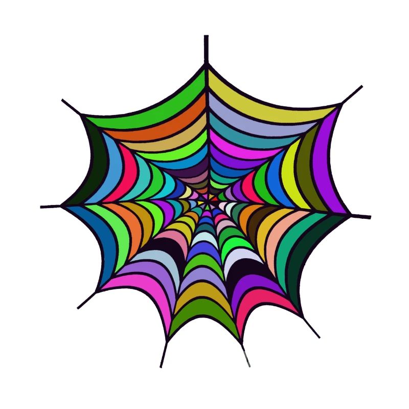 Color Spider Web gift Spiderman spider web