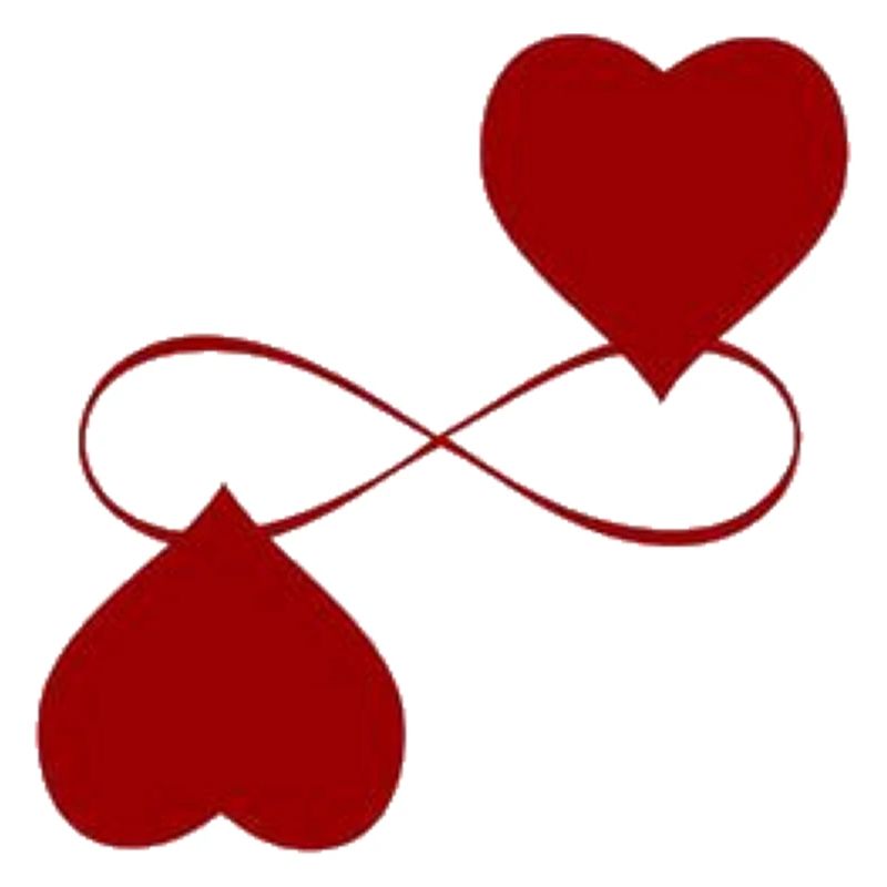 two infinite heart