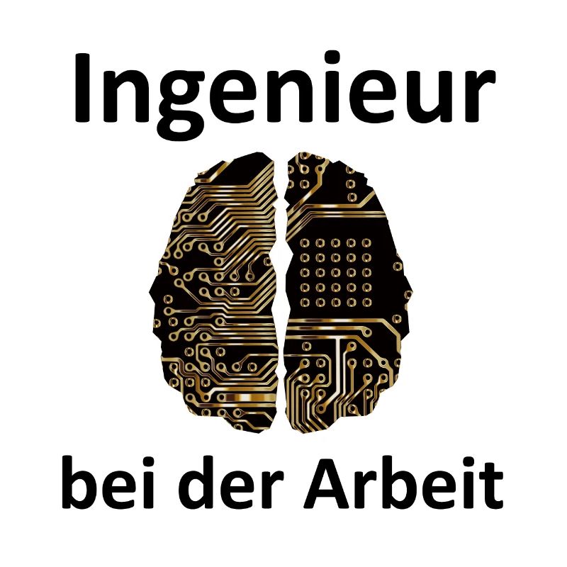 Ingenieur bei der Arbeit, Student, Gehirn, Nerd