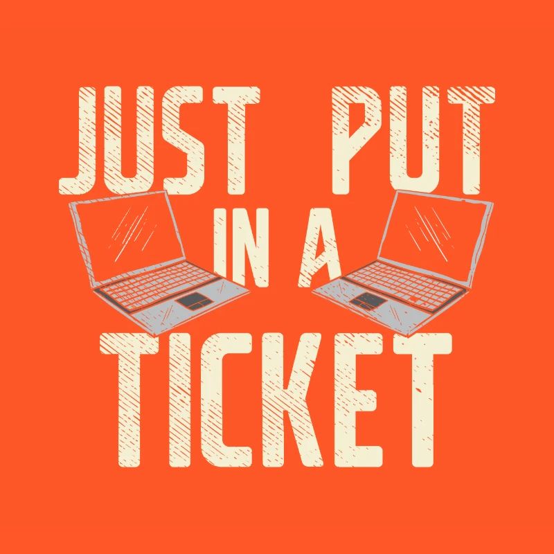 Mettez simplement un ticket pour le service d'assistance et le support technique