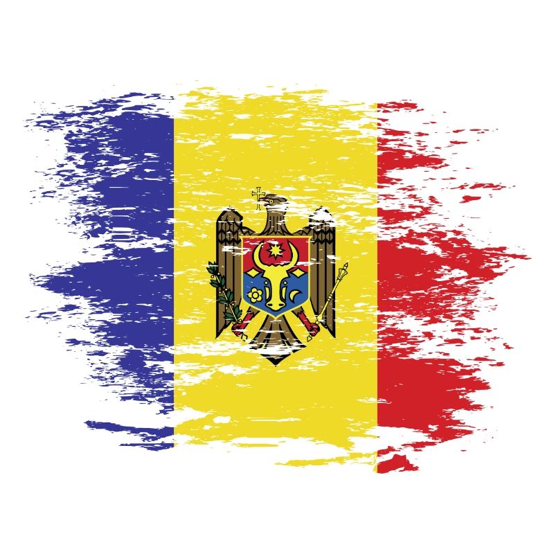 Drapeau de Moldavie utilisé