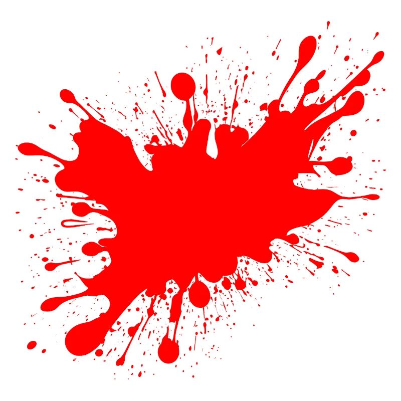 Blutspritzer Horror Geschenk Creepy