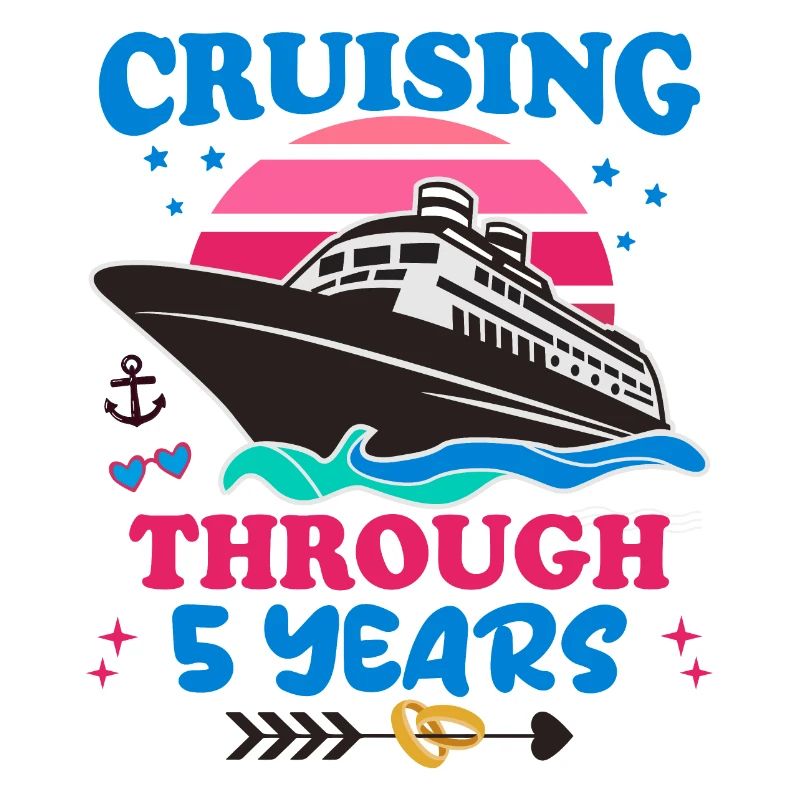 Cruising Through 5 Years Wedding Anniversary