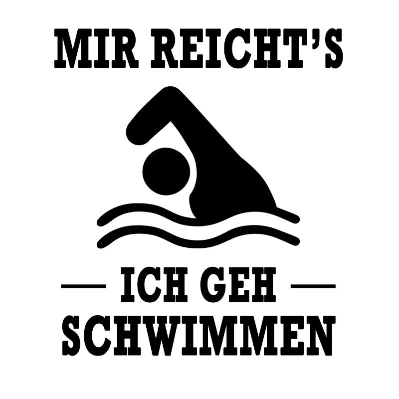 Schwimmen Schwimmer Witziger Spruch Geschenk Idee