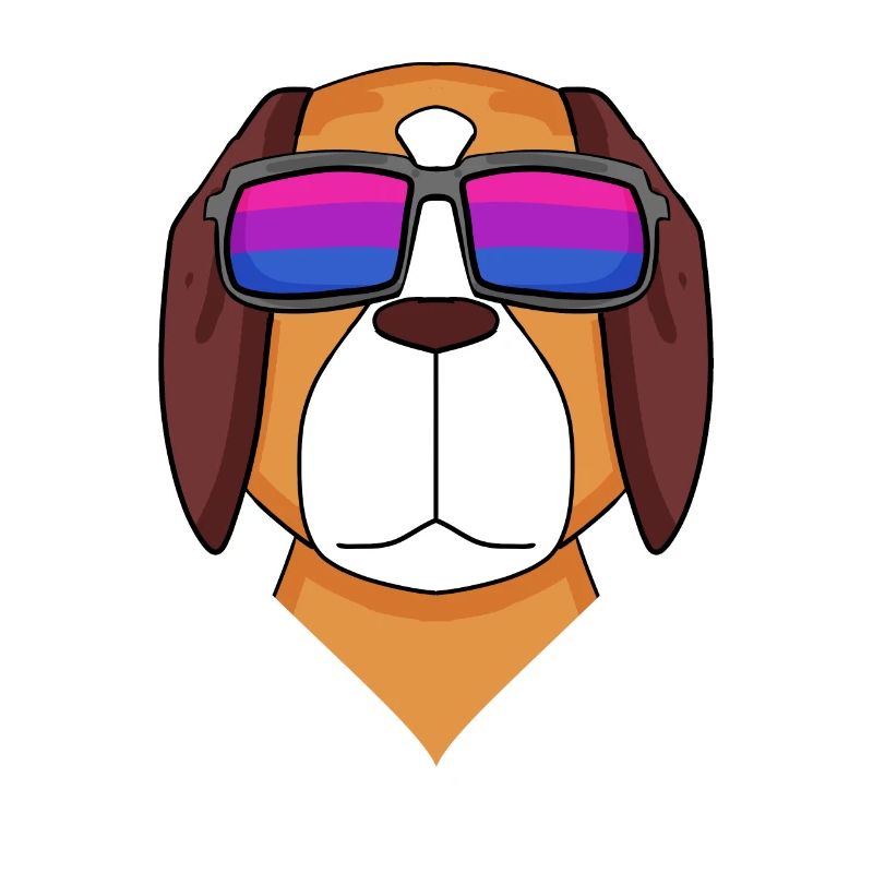 Bisexual Saint Bernard Dog Gift