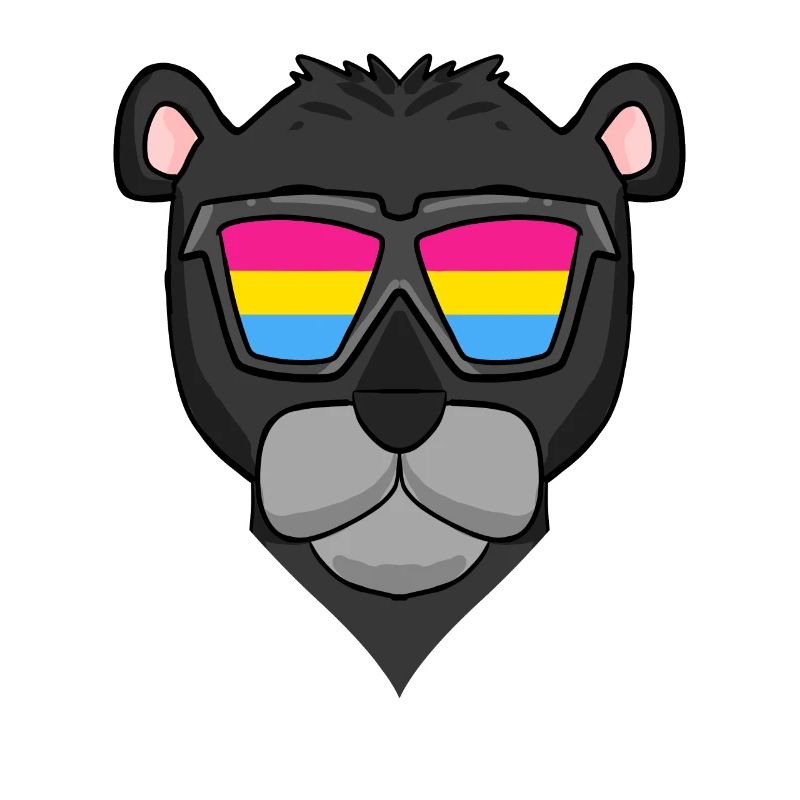 Pansexual Panter - Panter with glasses