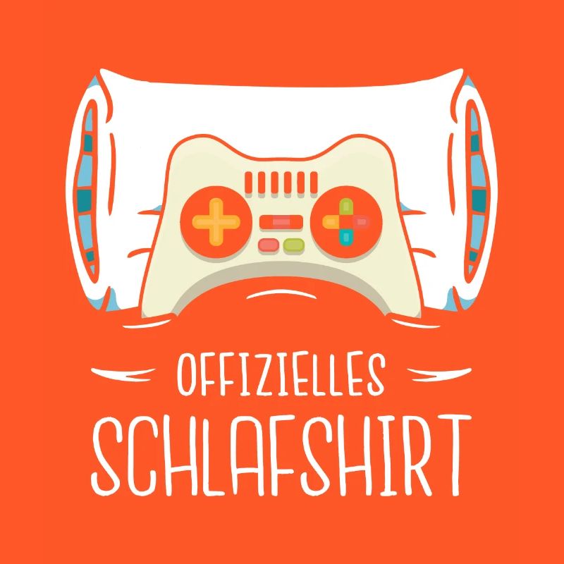 Offizielles Schlafshirt Game Controller Online