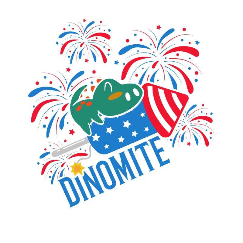 Dinomite Feuerwerkskörper 4. Juli Dinosaurier