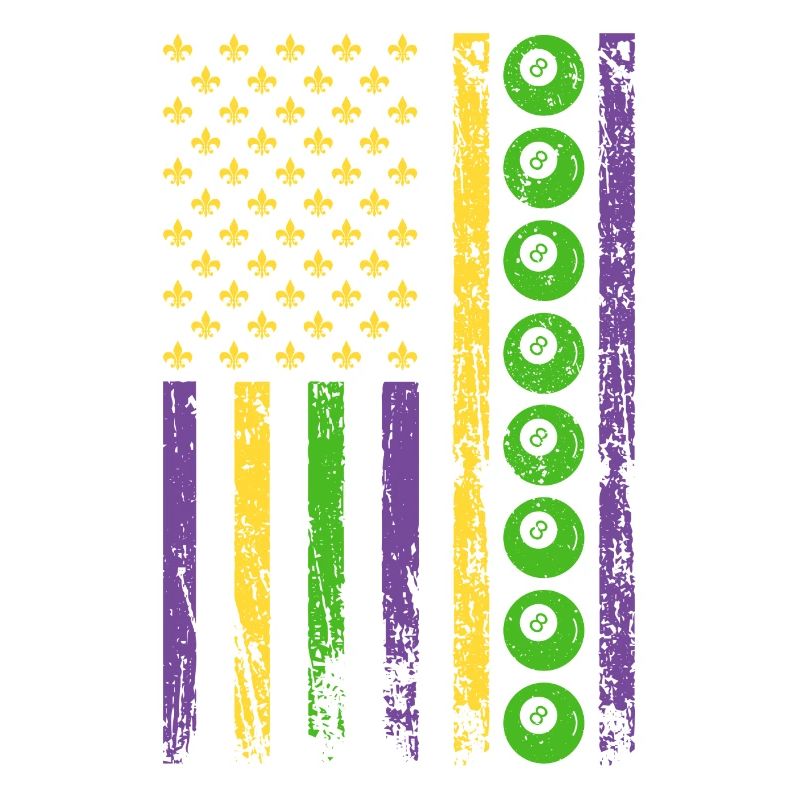 American Cue Sport Flag Billard