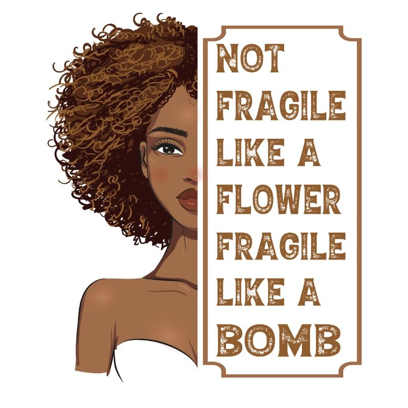 Pas fragile comme une fleur fragile comme une bombe
