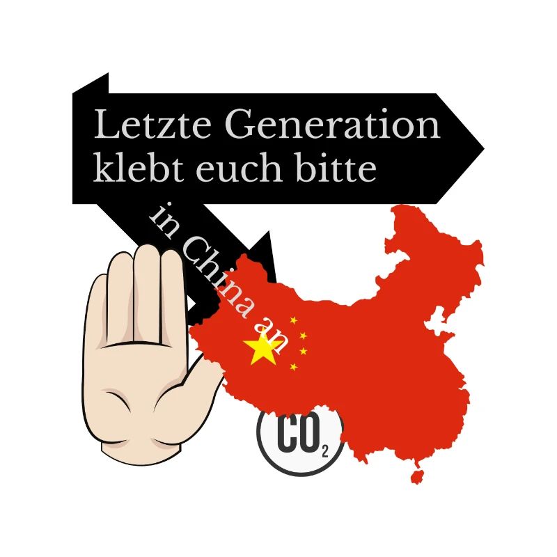 Letzte Generation klebt euch bitte in China an