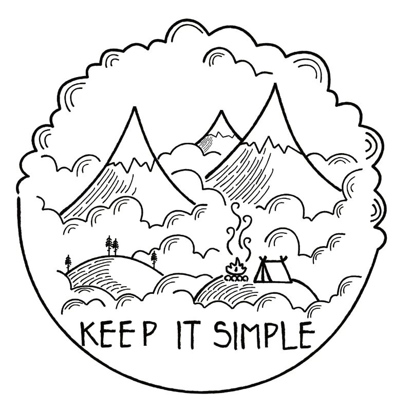 Keep it Simple Clouds Mountain Camping
