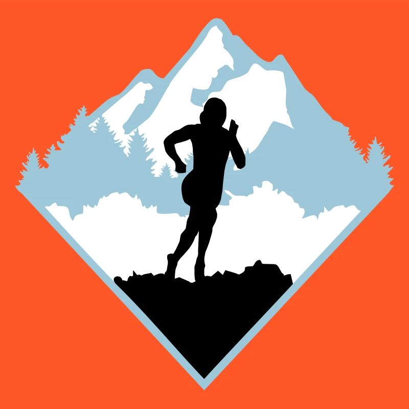 Course de trail, coureur, course