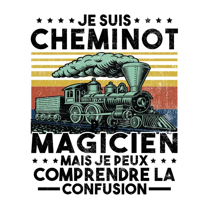 Cheminot Conducteur De Train Chemin De Fer