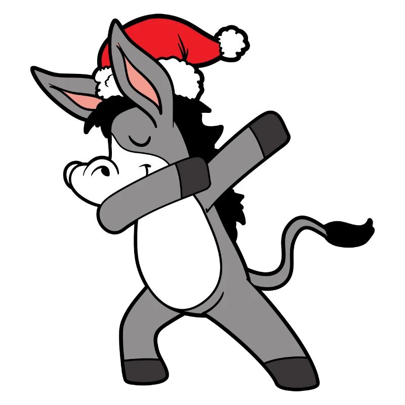 Noël Dabbing Dab âne