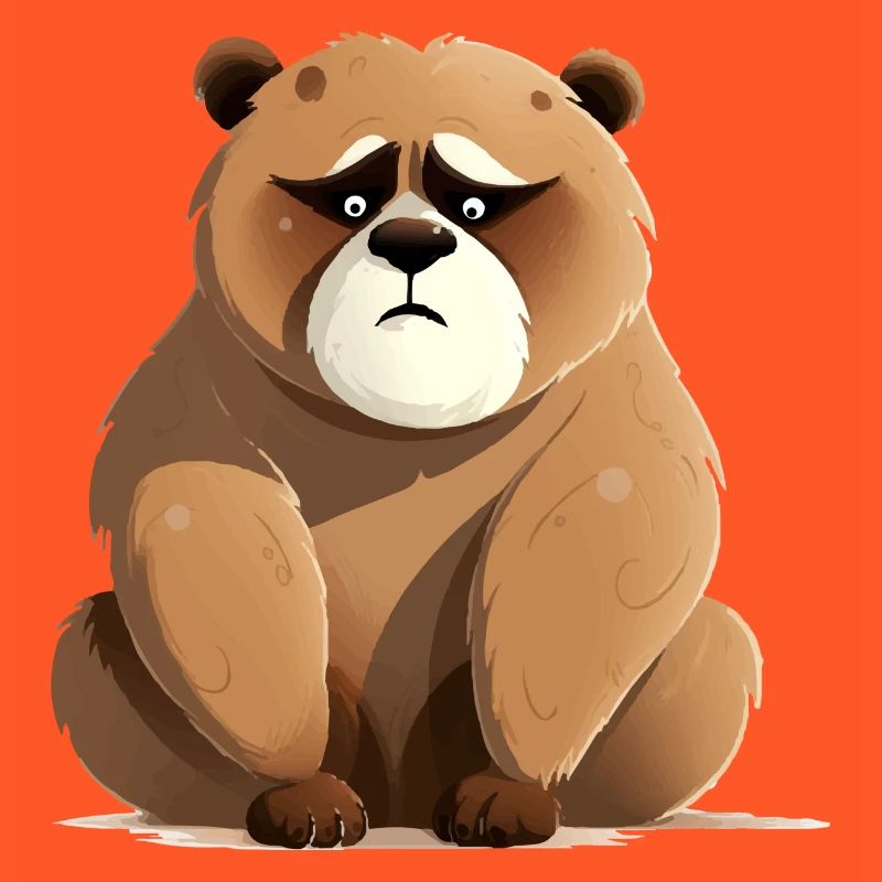 Bibi the grumpy bear