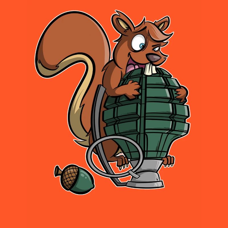 Eichhörnchen Granate